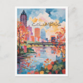 Columbus Ohio Reis Esthetiek Briefkaart (Voorkant)