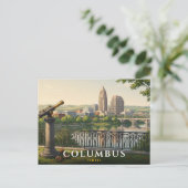 Columbus Ohio Reizen Briefkaart (Staand voorkant)