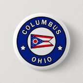 Columbus Ohio Ronde Button 5,7 Cm (Voorkant)