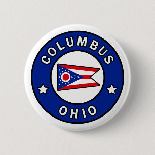 Columbus Ohio Ronde Button 5,7 Cm