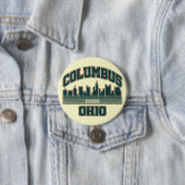 Columbus.Ohio Ronde Button 7,6 Cm (In situ)