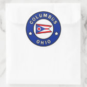 Columbus Ohio Ronde Sticker (Tas)