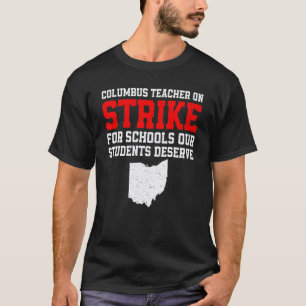 Columbus Ohio School Leraren Staking OH Studenten T-shirt