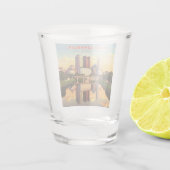 Columbus Ohio Shot Glas (Achterkant)