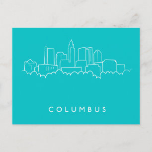 Columbus, Ohio Skyline Briefkaart