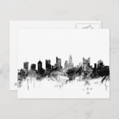 Columbus Ohio Skyline Briefkaart (Voorkant / Achterkant)
