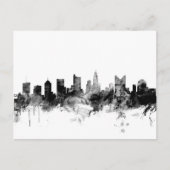 Columbus Ohio Skyline Briefkaart (Voorkant)