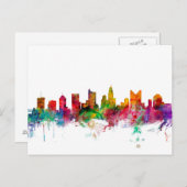 Columbus Ohio Skyline Briefkaart (Voorkant / Achterkant)