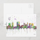 COLUMBUS, OHIO SKYLINE BRIEFKAART (Voorkant / Achterkant)