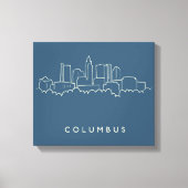 Columbus, Ohio Skyline Canvas Afdruk (Voorkant)