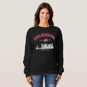 Columbus Ohio Skyline Graphic Trui (Voorkant volledig)