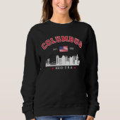Columbus Ohio Skyline Graphic Trui (Voorkant)