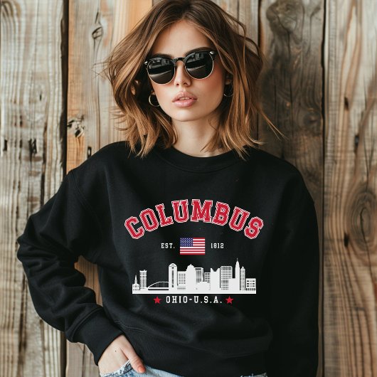 Columbus Ohio Skyline Graphic Trui