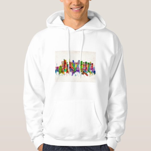 Columbus Ohio skyline Hoodie (Voorkant)