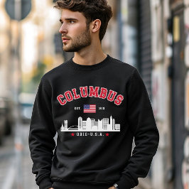 Columbus Ohio Skyline Illustration Trui