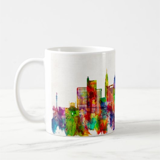 Columbus Ohio skyline Koffiemok (Links)