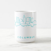 Columbus, Ohio Skyline Koffiemok (Center)
