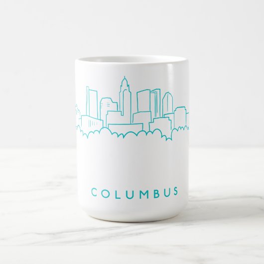 Columbus, Ohio Skyline Koffiemok (Center)