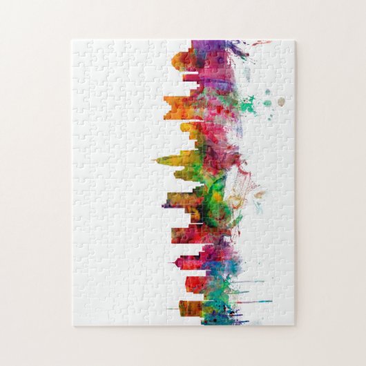 Columbus Ohio Skyline Legpuzzel (Verticaal)