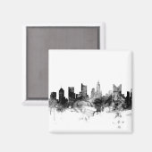 Columbus Ohio Skyline Magneet (Voorkant / Achterkant)