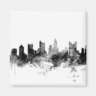 Columbus Ohio Skyline Magneet