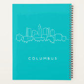 Columbus, Ohio Skyline Planner (Achterkant)