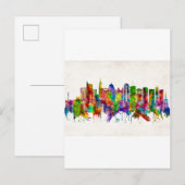 Columbus Ohio skyline Uitnodiging Briefkaart (Voorkant / Achterkant)