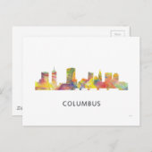 COLUMBUS, OHIO SKYLINE WB1 - BRIEFKAART (Voorkant / Achterkant)