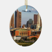 Columbus, Ohio stadsgezicht Keramisch Ornament (Rechts)