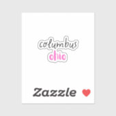 Columbus Ohio Sticker (Vel)