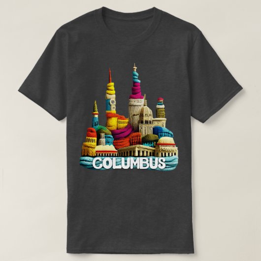 Columbus Ohio T-shirt (Design voorkant)