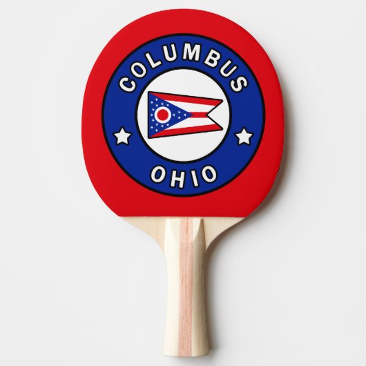 Columbus Ohio Tafeltennisbatje (Voorkant)