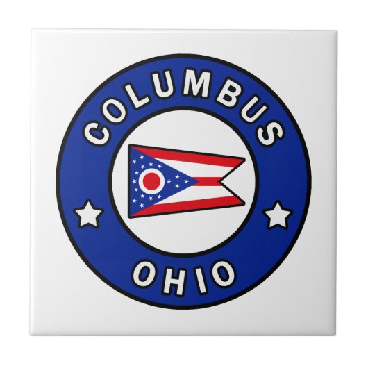 Columbus Ohio Tegeltje (Voorkant)