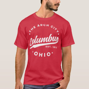 Columbus Ohio The Arch City Retro Verenigde State T-shirt