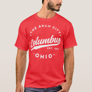 Columbus Ohio The Arch City Retro Verenigde State T-shirt