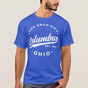 Columbus Ohio The Arch City Retro Verenigde State T-shirt