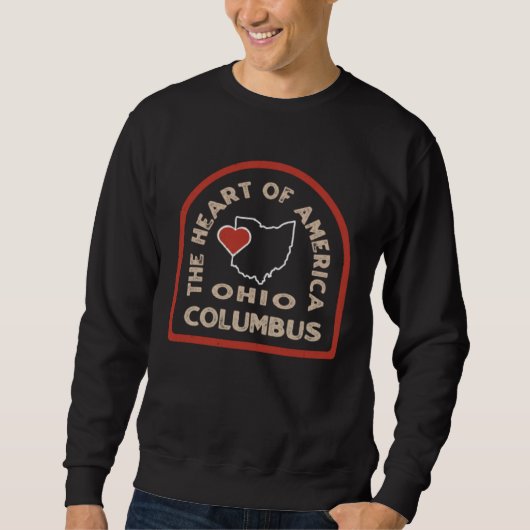 Columbus Ohio The Heart of America Trui (Voorkant)