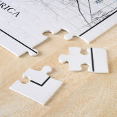 Columbus Ohio USA Travel City Map Poster Legpuzzel (Zijkant)