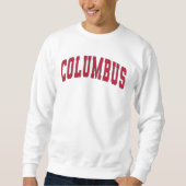 Columbus Ohio  Varsity College Style Trui (Voorkant)