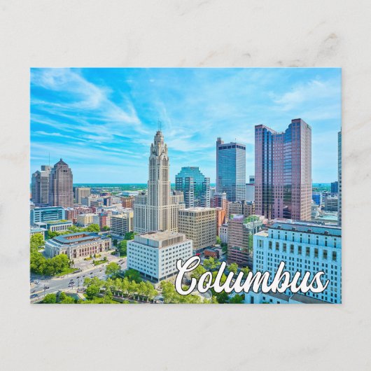 Columbus, Ohio, Verenigde Staten Briefkaart (Voorkant)