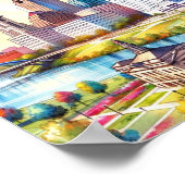 Columbus Ohio Verenigde Staten Travel Places water Poster (Hoek)