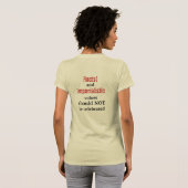 Columbus ontdekte ook GENOCIDE T-shirt (Achterkant volledig)