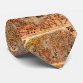  Columbus Oude Wereldkaart Mode Neckties Stropdas (Opgerold)