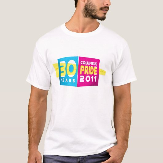 Columbus Pride 2011 Officiële T-Shirt (Voorkant)