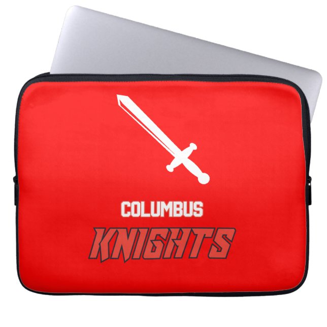 Columbus Ridders Laptop Sleeve (Voorkant)