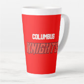 Columbus Ridders Red Latte Mok (Rechterhoek)