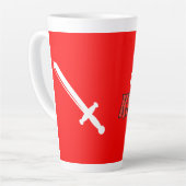 Columbus Ridders Red Latte Mok (Linkerhoek)