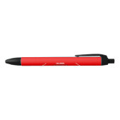 Columbus Ridders Zwarte Inkt Pen (Bovenkant)