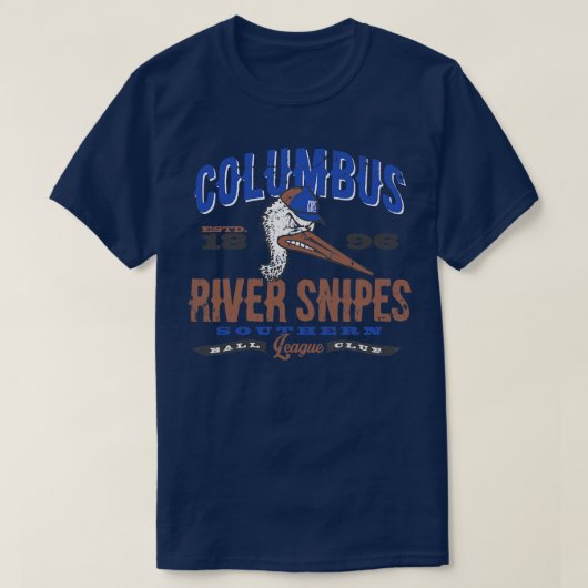 Columbus River Snipes Baseball T-shirt (Design voorkant)