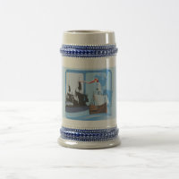 Columbus Sailing the Ocean Blue -